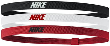 Nike Pääpanta Elastic Headbands 2.0 3P White Black Red N1004529 083