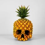 Kreativ ananas dödskalle huvud behållare kontor skrivbord hem Halloween dekoration prydnader