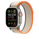 Apple 49mm Trail Loop Orange/Beige - M/L