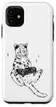 iPhone 11 Retro Gaming Cat Headphones Controller Funny Cat Gamer Case