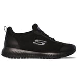 Shoes Skechers Work: Squad Sr Size 8 Uk Code 77222EC-BLK -9M