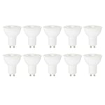 Amazon Basics Lot de 10 ampoules spot LED GU10, 3 W (équivalent à 35 W), blanc chaud, Non Dimmable