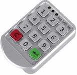 Rawrr Plaque en plastique numérique électronique intelligent mot de passe Keypad Number Porte d'armoire Code Push Button Lock Serrure à mot de passe Serrure de porte Tiroir Verrous numériques pour