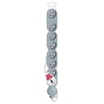 Bloc multiprises parafoudre 8 prises 16A avec interrupteur silver