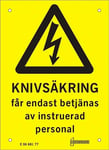 Varningsskylt H26 AL-plåt