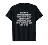 Funny Gift For Short People - Funny Short Person T-Shirt