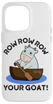 iPhone 14 Pro Max Row Row Row Your Goat Funny Animal Pun Case