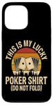 Coque pour iPhone 13 Pro Max Jeu de cartes de poker Jetons de jeu Bluff