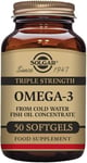 Solgar Triple Strength Omega 3 - Supports Brain & Eyes - Heart Health Friendly