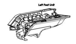 Spare part left foot Xplore 787508 Mont Blanc