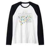 Art Therapist Christmas Squad Cute Art Therapy Xmas Lights Raglan Baseball Tee