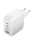 Vention Wall charger FEIW0-EU 3xUSB-C USB- A 140W/140W/30W/18W GaN (white)