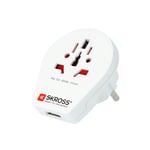 Reseadapter - SKROSS - World To Europe USB