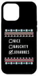 Coque pour iPhone 12 Pro Max Gentil Coquin Noël Johannes Pull Moche