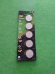 GP Battery CR2450 3v Button Cell FOUR x Blister Packs of 5 Free Post New Stock