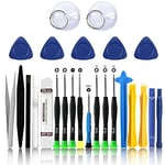 OLVINS Kit d'outils de réparation électronique 25 en 1, jeu de tournevis de précision magnétique pour téléphone, montre intelligente, PC, tablette, appareil photo, PS4 Pry