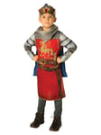 Child King Arthur Medieval Knight Fancy Dress Costume