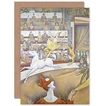 Artery8 Georges Seurat The Circus Fine Art Greeting Card Plus Envelope Blank Inside Cirque