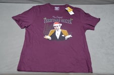 Only Fools And Horses The Original Christmas Geezer Tshirt NEW XL 112-117 44-46"