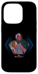 Coque pour iPhone 14 Pro Marvel WandaVision Wanda & Vision Cute Couple Framed