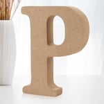 Darryy Lettres Décoratives Bois, Lettre Bois 10cm, Lettre en Bois Decorative Scrabble, Lettres de Scrabble - Idéal pour la Décoration D'intérieur et les Occasions Spéciales (P)