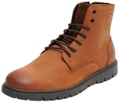 Geox Homme U Ghiacciaio Bottines à la Cheville, Cognac, 42 EU