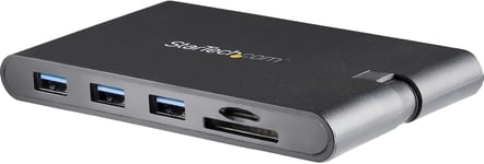 Adaptateur Multiport Usb-C Pour Ordinateur Portable Avec Hdmi Et Vga - Compatible Mac Et Windows - Lecteur Sd - Pd 85 W Adaptateur Vidéo Externe - Usb-C - Hdmi, Vga - Noir Dkt30Chv[YIN145939]