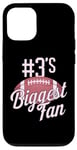 iPhone 14 Pro Number 3 Biggest Fan Football Mom Woman Touchdown Game Day Case