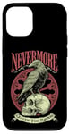 Coque pour iPhone 12/12 Pro Nevermore Quoth The Raven Gothic Edgar Allan Poe