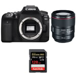 Canon EOS 90D + EF 85mm f/1.4L IS USM + SanDisk 128GB Extreme PRO UHS-I SDXC 170 MB/s | Garantie 2 ans