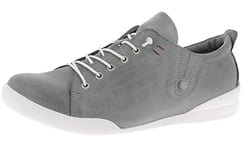 Andrea Conti Chaussures à Lacets Femme 0345724, Pointure:38 EU, La Couleur:Gris