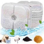 Filtre Fontaine Eau Chat Filtre Fontaine Chat Lot de 12 Filtre Fontaine à Eau pour Chat Compatible avec Catit Pixi 43717 pour Fontaine à Eau et Chat pour Animaux de Compagnie de 2,5 L