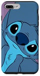 Coque pour iPhone 7 Plus/8 Plus Disney Lilo et Stitch Cute Stitch Tête de couture Gris ardoise