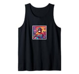 Fun Kid Monkey Playing Video Games Gamer Art Gift Graphic Tank Top