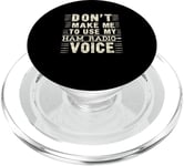 Ne m'obligez pas à utiliser la voix de mon radio-amateur PopSockets PopGrip pour MagSafe