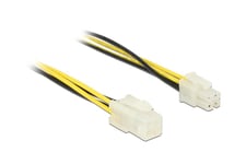 Delock - forlængerkabel til strøm - 4-pin ATX12V til 4-pin ATX12V - 30 cm
