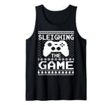 Ugly Xmas Sweater Video Game Controller Gamer Christmas Tank Top