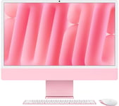 APPLE iMac 4.5K 24" (2024) - M4, 512 GB SSD, Pink, Pink