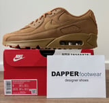 Nike Air Max 90 Premium, Size 8 UK, Wheat Trainers FZ5102 299