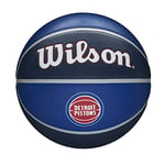 Wilson Ballon de Basket, NBA TEAM TRIBUTE, DETROIT PISTONS, Extérieur, caoutchouc, taille : 7