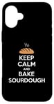 iPhone 16 Plus Funny Keep Calm And Bake Sourdough Baking Lover Case