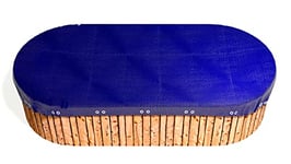 GRASEKAMP Bâche de Protection Ovale pour Piscine Depuis 1972 84523 Bleu Roi 725 x 460 cm Dimensions de la bâche 800 x 540 cm Été Hiver Bleu