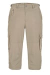 G.I.G.A. DX GS 35 MN PNTS 41736-000 Men's 3/4-Length Trousers, Stone, 52, Gray, W52