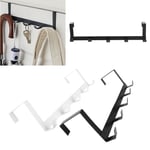 Over-the-door Hook Storage Racks Metal Hanger Shelf Towel Holder Organizer