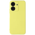 Avizar Coque pour Xiaomi Redmi 13C Semi-rigide Soft-touch Mat Jaune