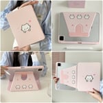 (iPad Mini 6 2021Kitty Cat) iPad Pro 11 12.9 M1 M2 2022 2021 Cover 2019 Air3 2022 10. sukupolvi 10.2 7. 8. 9. sukupolvi Air5 4 10.9 tuuman tablet-kotelot