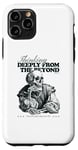 iPhone 11 Pro Thinking Deeply From The Beyond Classic Skeleton Halloweeen Case