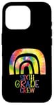 iPhone 16 Pro Cute Teacher Back To School First Day of 6th Grade Crew Case