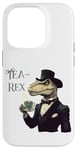 Coque pour iPhone 14 Pro Tea-Rex Meme Funny T Rex avec tasse