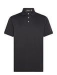 Tailored Fit Performance Polo Shirt Sport Knitwear Short Sleeve Knitted Polos Black Ralph Lauren Golf